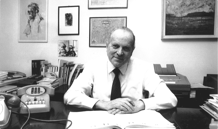 Black and white photo of Bruno Frizzera.