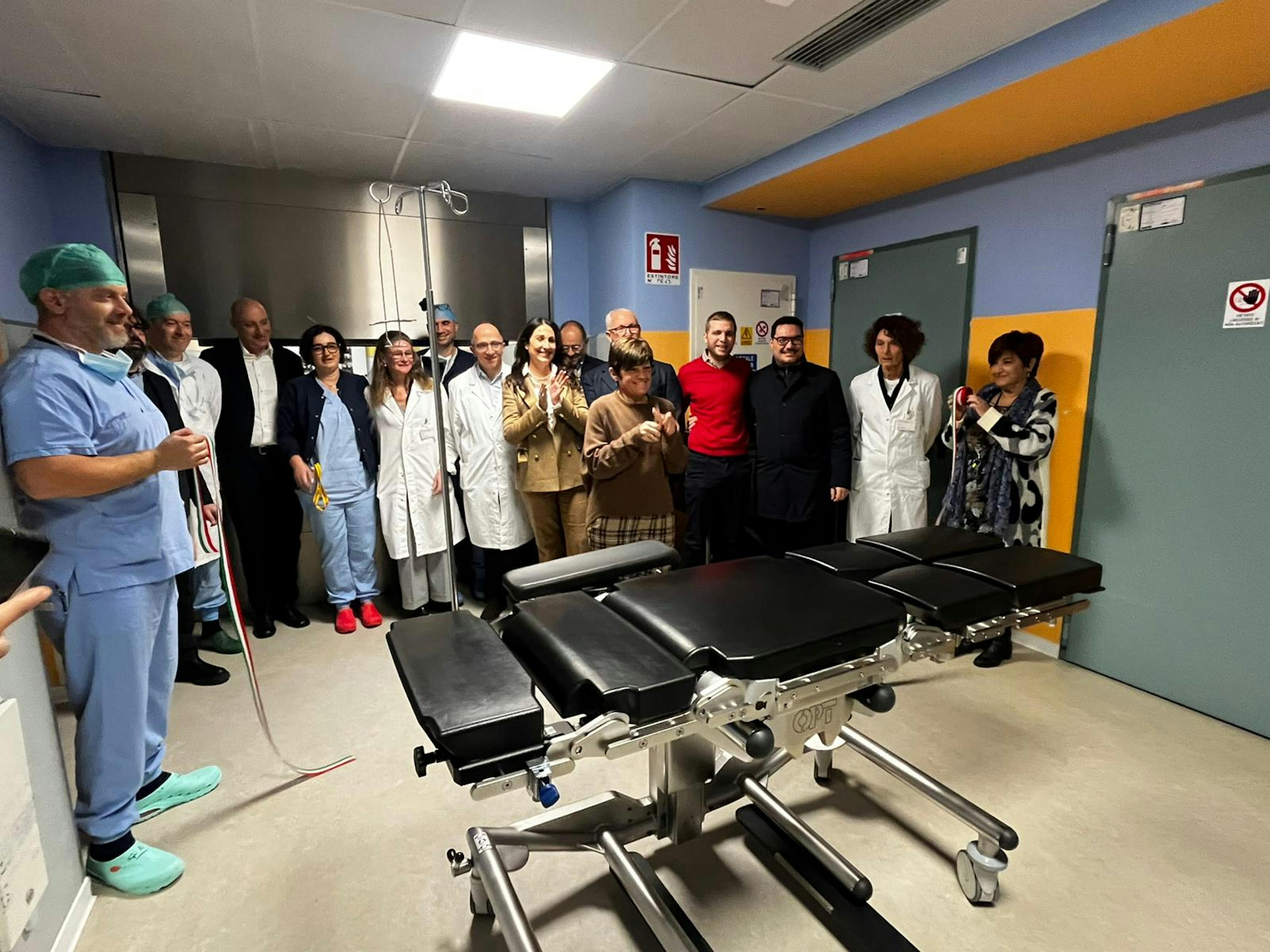 Inaugurazione all'ospedale della citta di Lugo