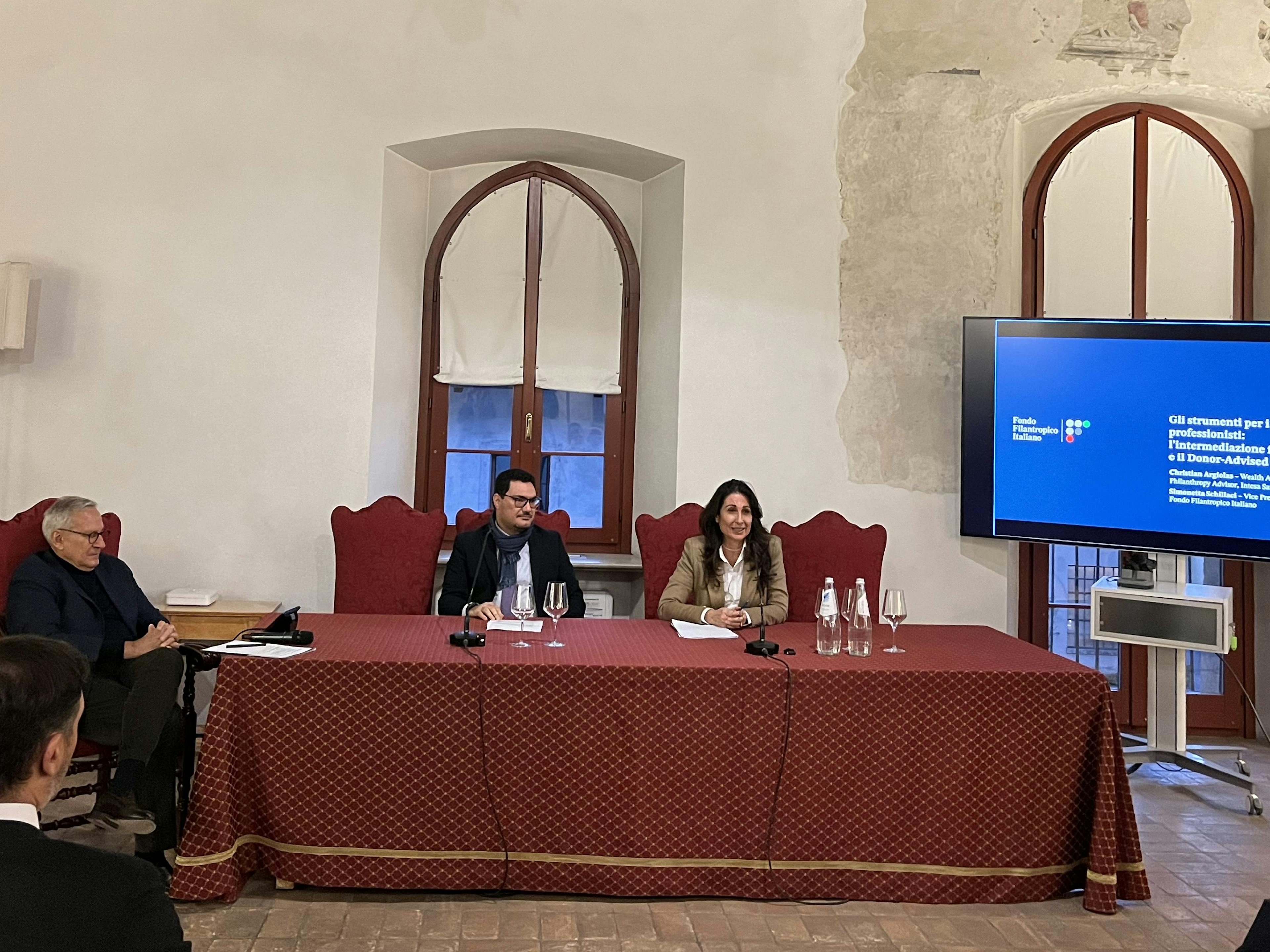 Fondo Filantropico Italiano's event in Trento: Wealth Management Optimization Strategies