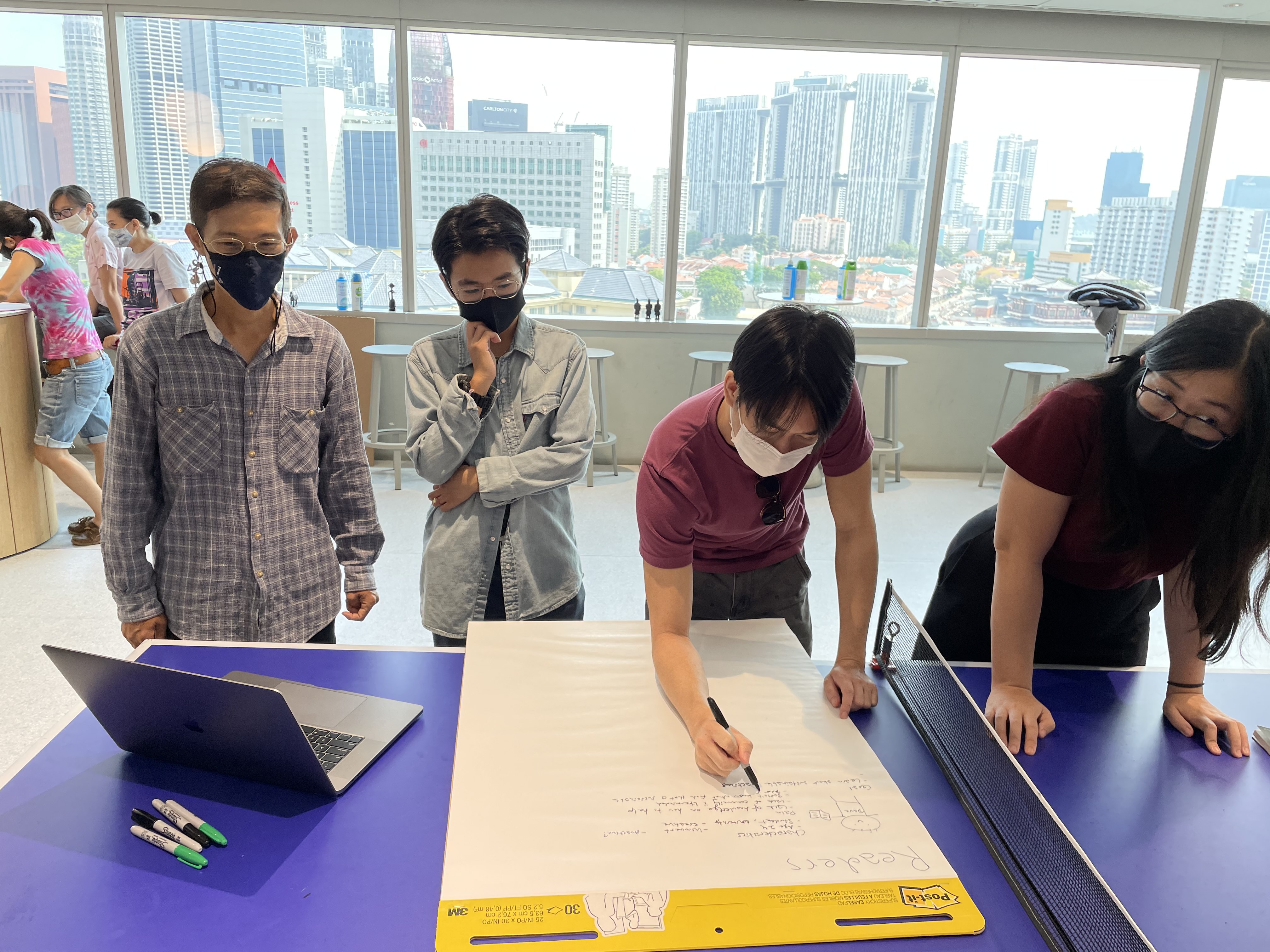 Persona activity for Foodscape Pages redesign Discovery workshop