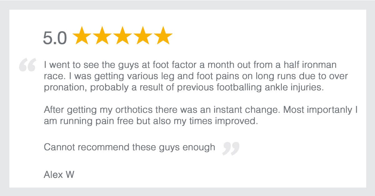 running orthotics