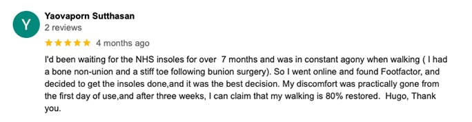 bunions orthotics