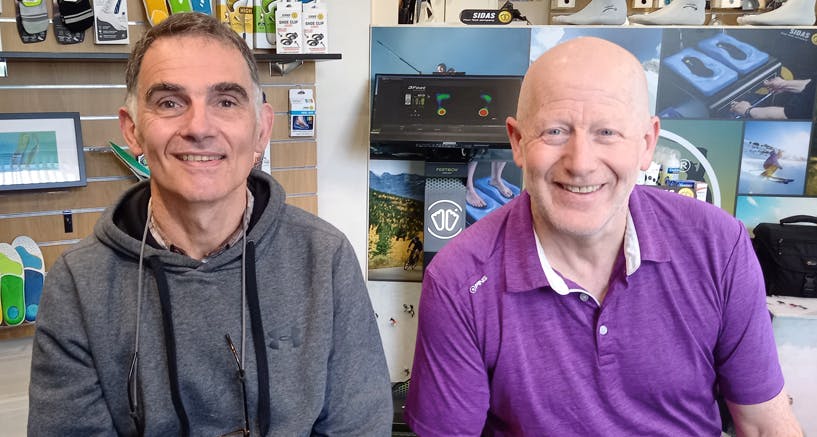 Norbert Cauvas with Steve Couper Sidas UK