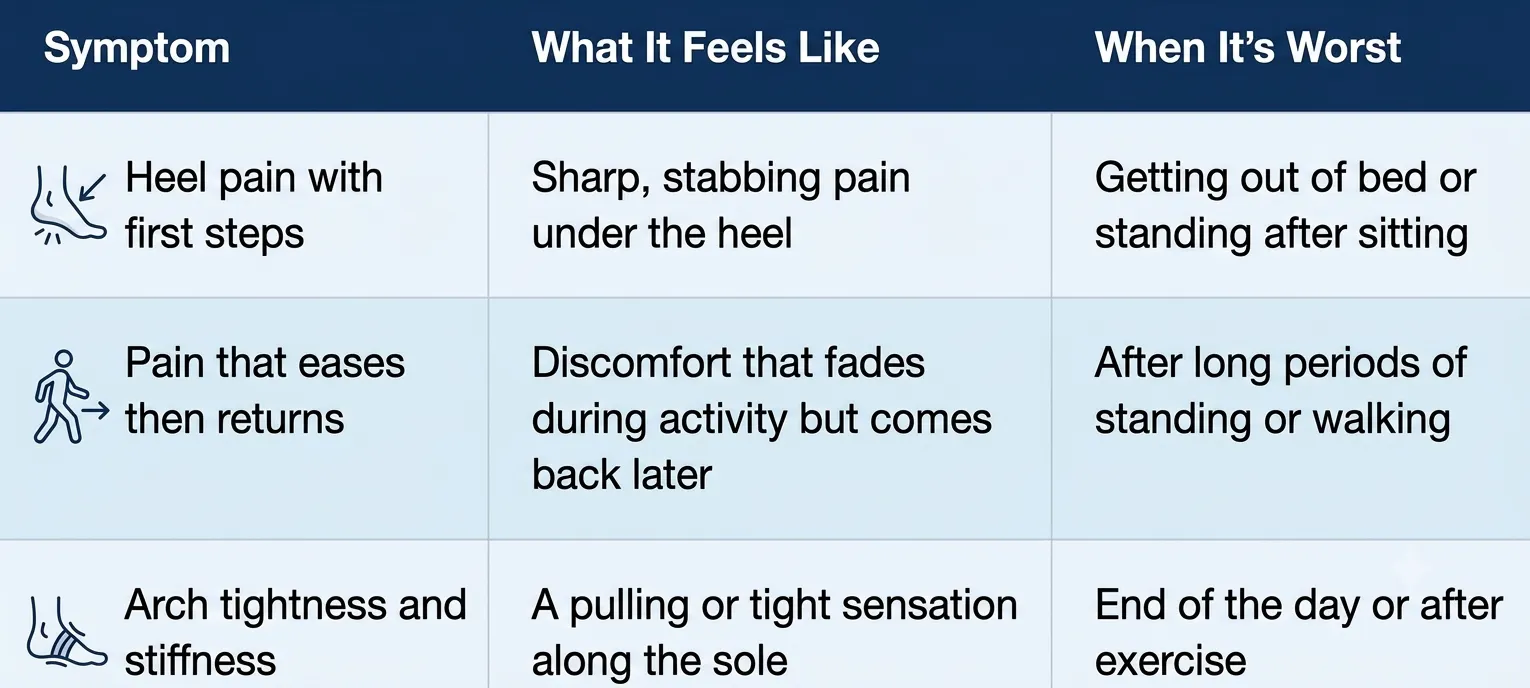 plantar fasciitis symtom