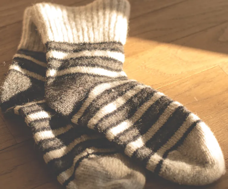 woolly socks