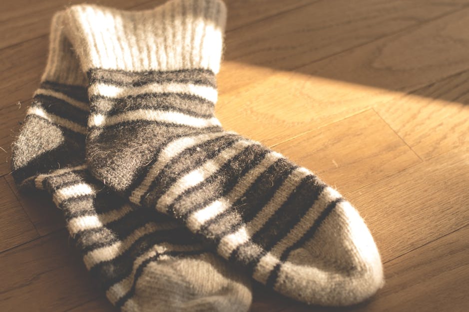 woolly socks