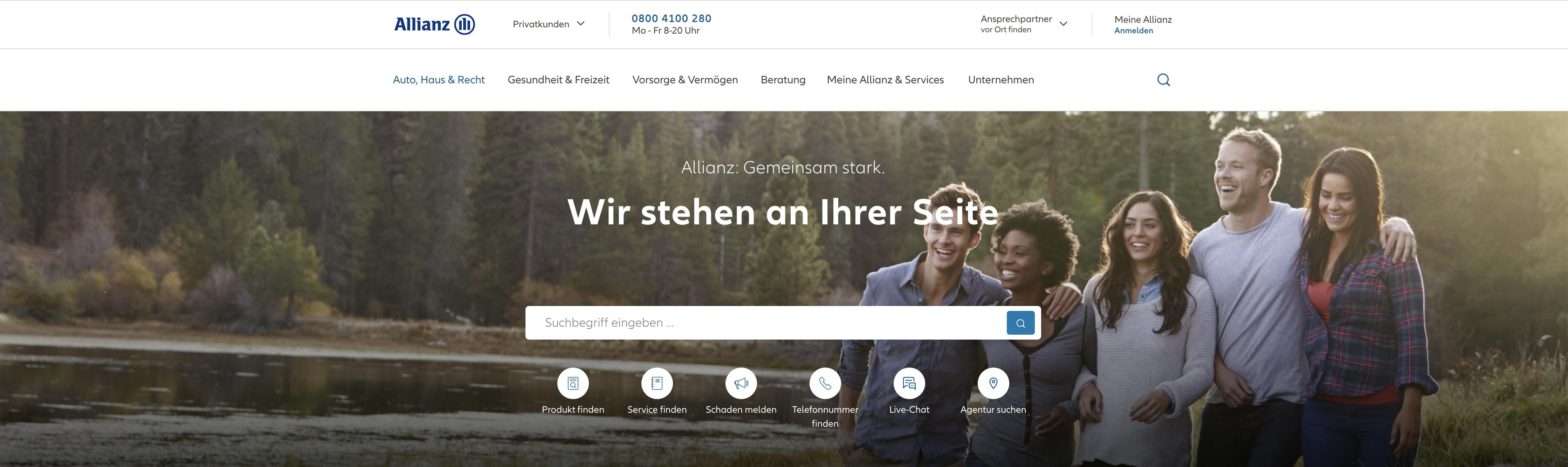 Allianz Header