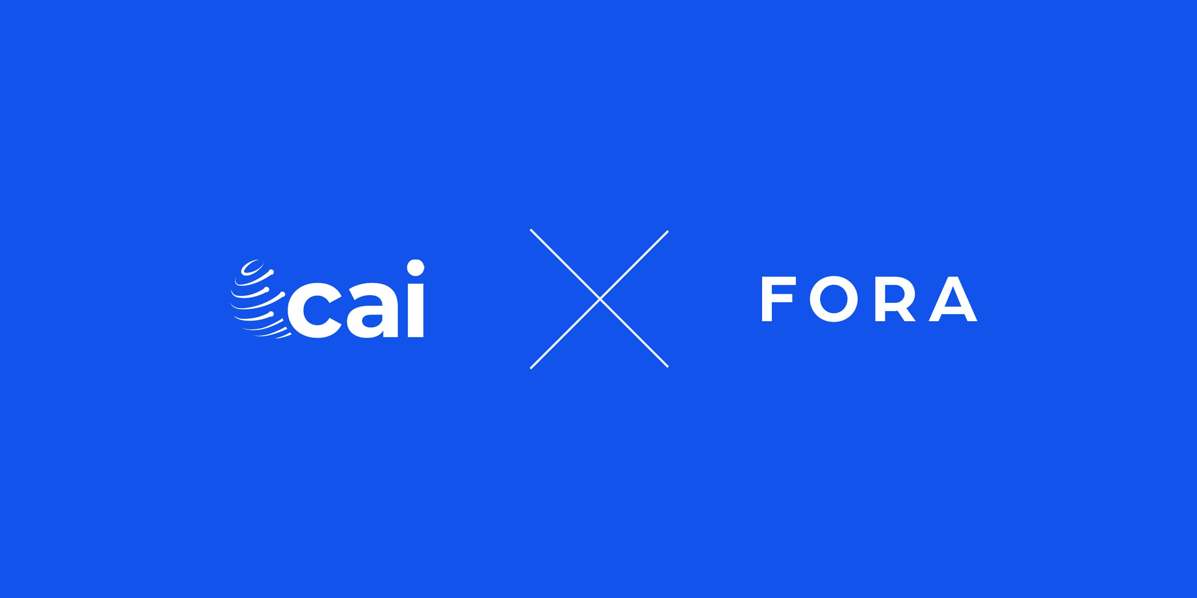 How FORA Helps CAI's Executives Cut Through the Noise