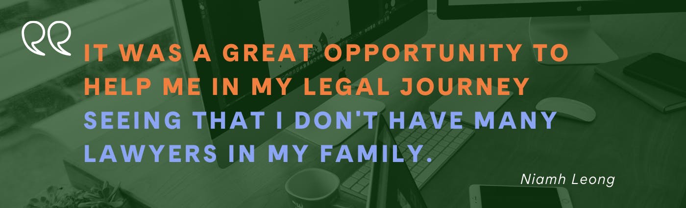Niamh Leong quote banner
