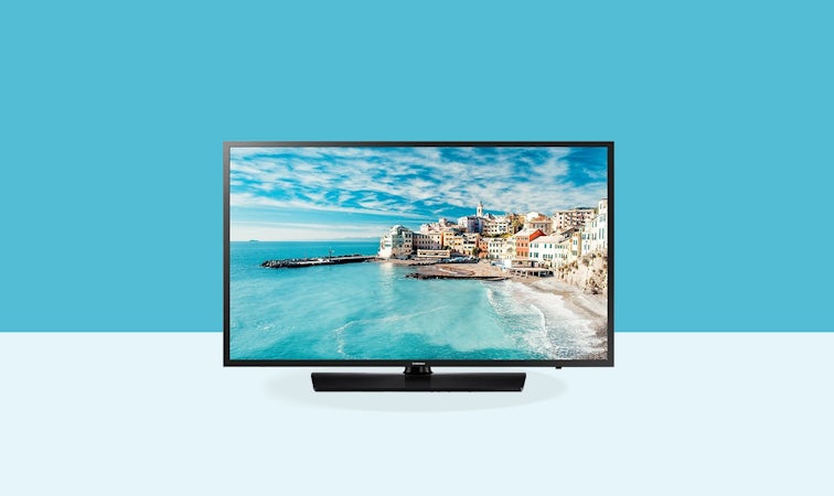 Samsung 40 inch commercial hospitality tv hg40ej470 front view