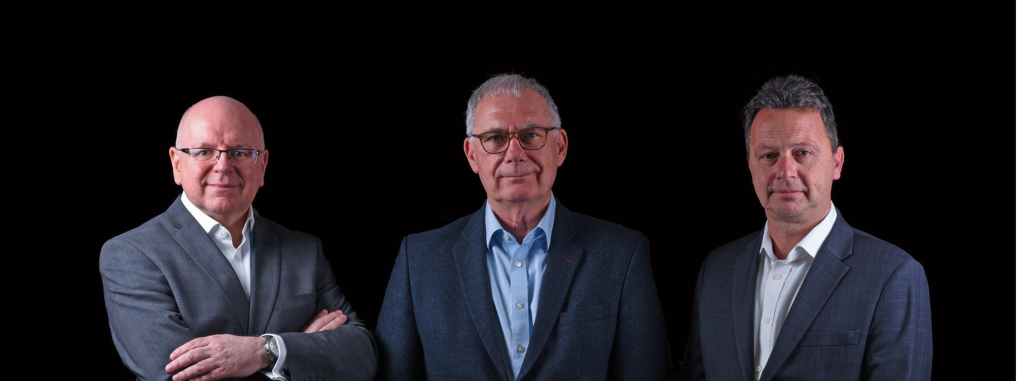 Kevin Herring, CEO (Left), Stuart Forbes, Director & Co-Owner (Middle) and Stephen Edwards, Finance Director (Right)