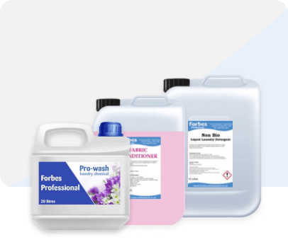 Illustration Of Different Types of Washing Machine Detergents and Conditioners