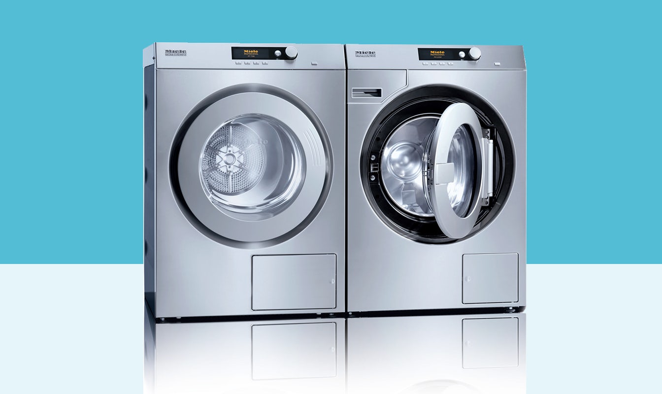 Miele professional PT7186 and PW6080 Duo Stainless Steel