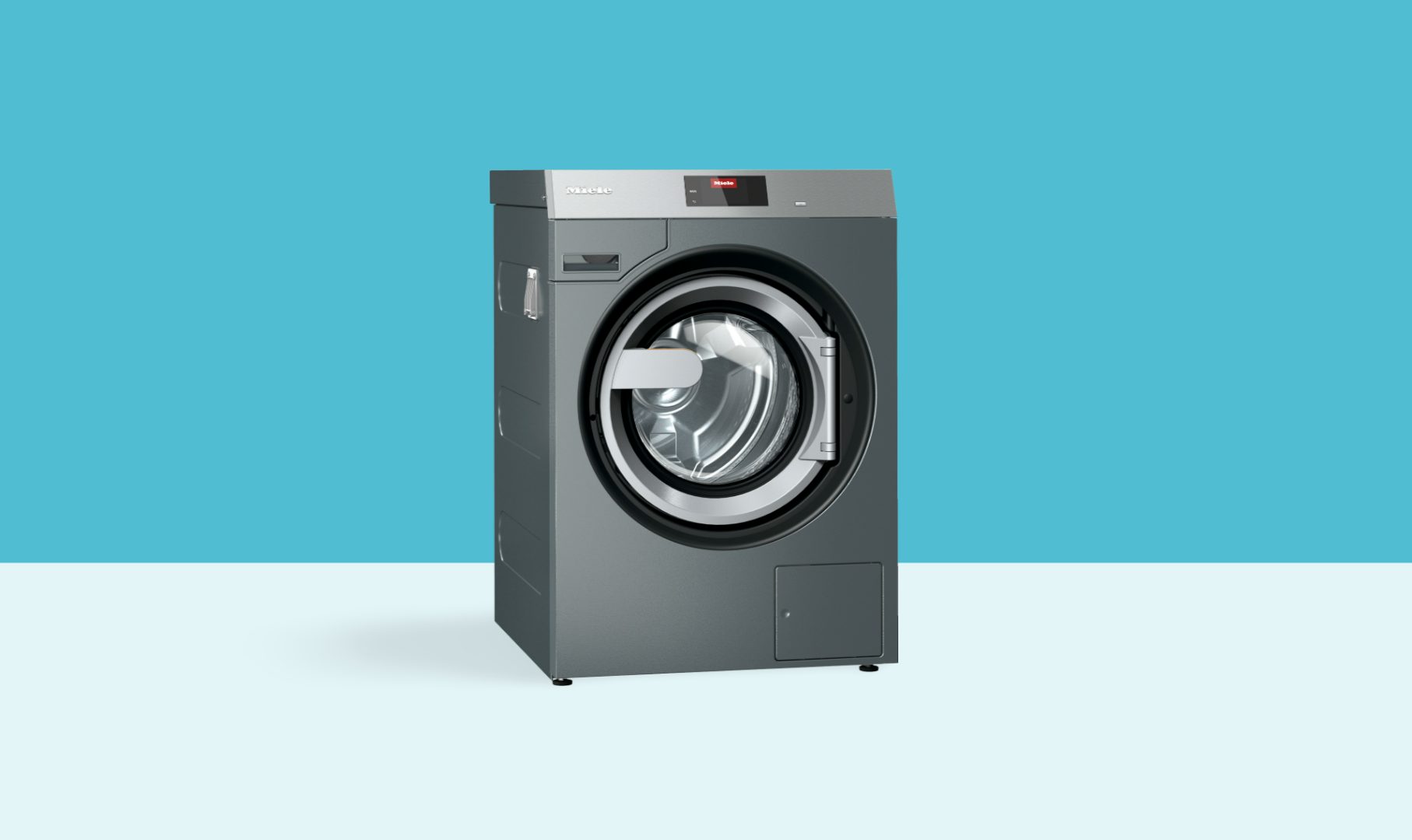Miele 11kg Performance Washer PWM 511 Electric Drain Valve Front View