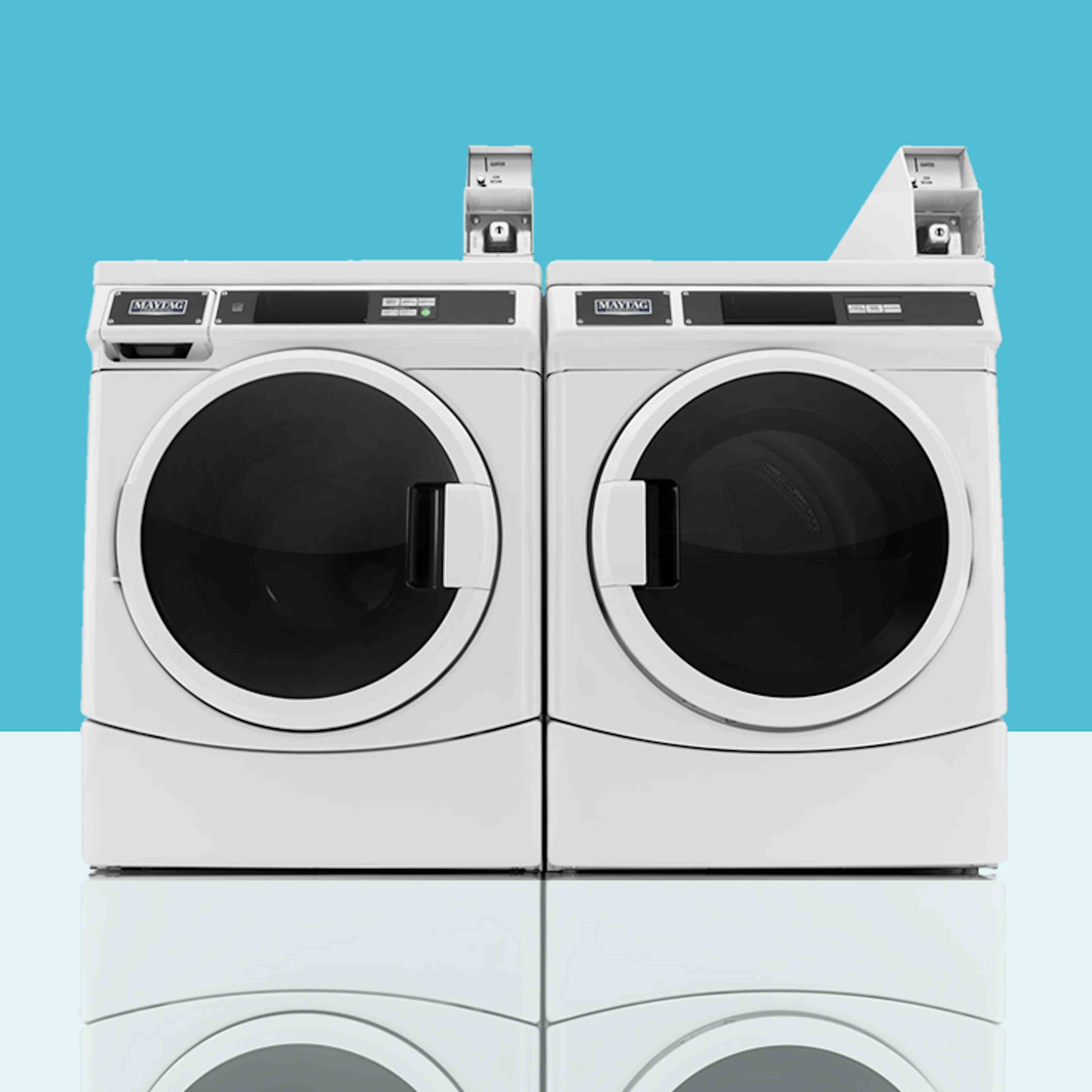 Maytag MDE28PD Commercial Coin Op Front-Load Dryer