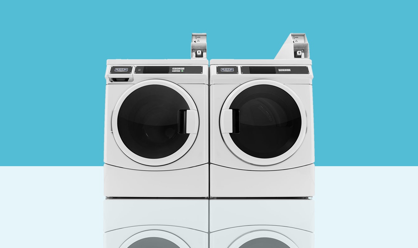 Maytag 9kg Commerical Front Load Washer MHN33PD Front View