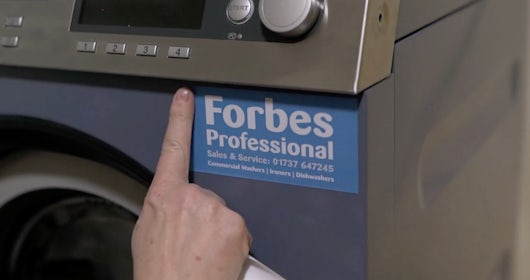 Commercial Washing Machine With Forbes Professional Contact details for Sales & Service: 01737 647 245