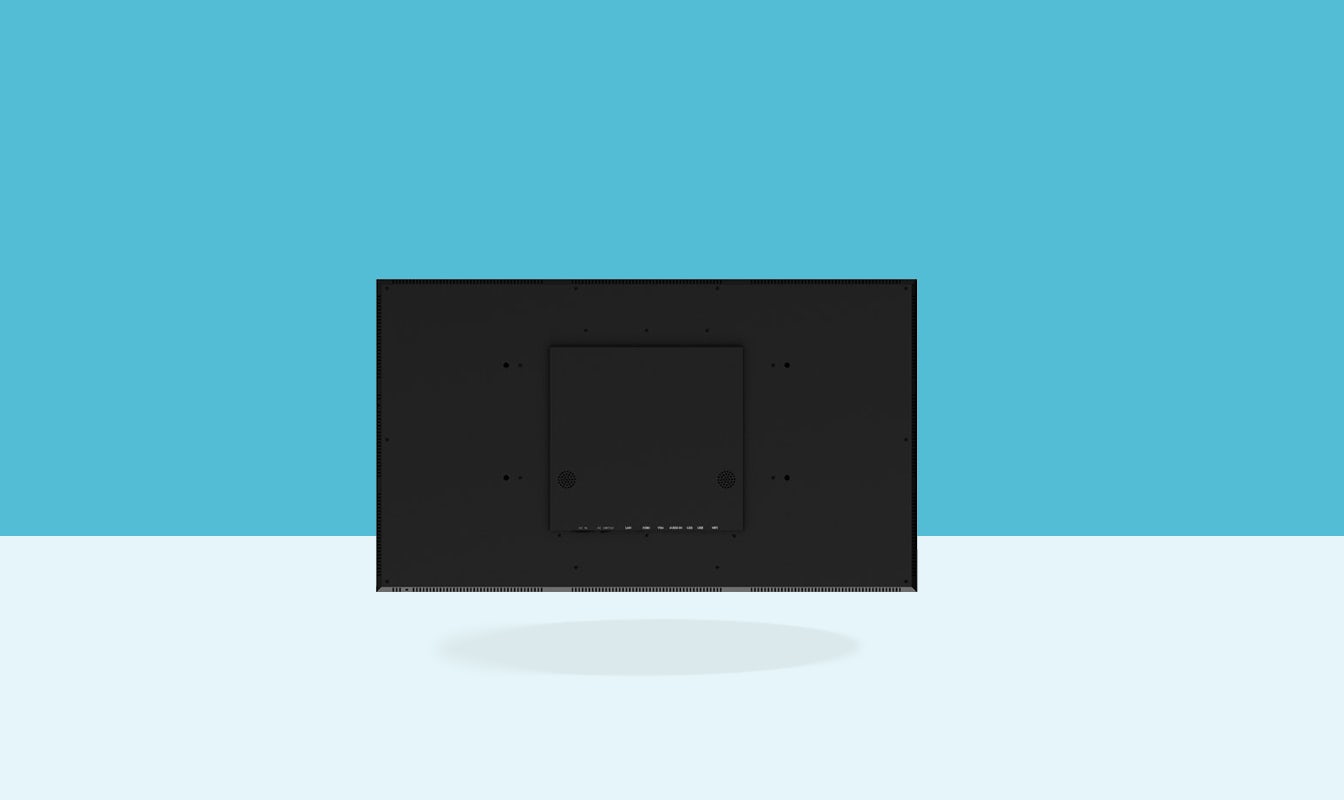 Allsee-Tech 50 inch digital menu board dm50b back view