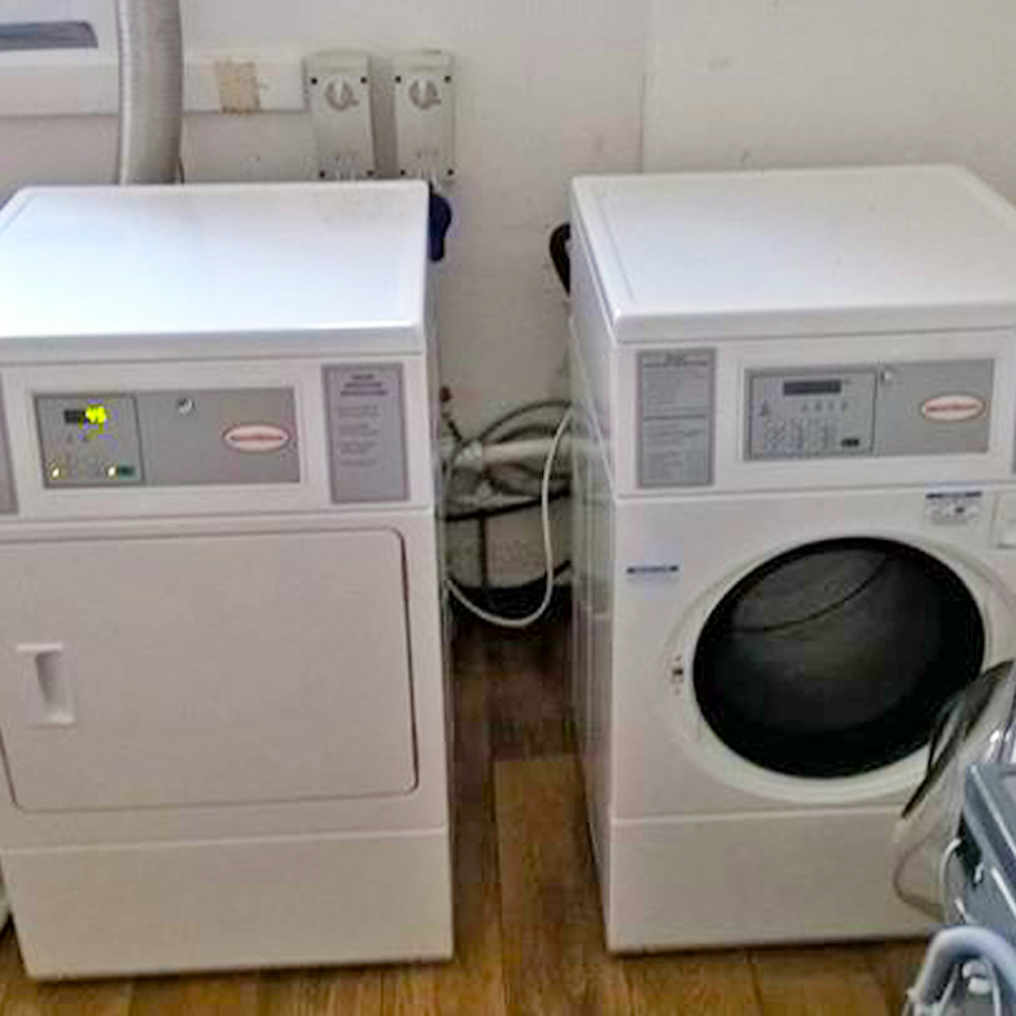 White Washing Machines in Hotel