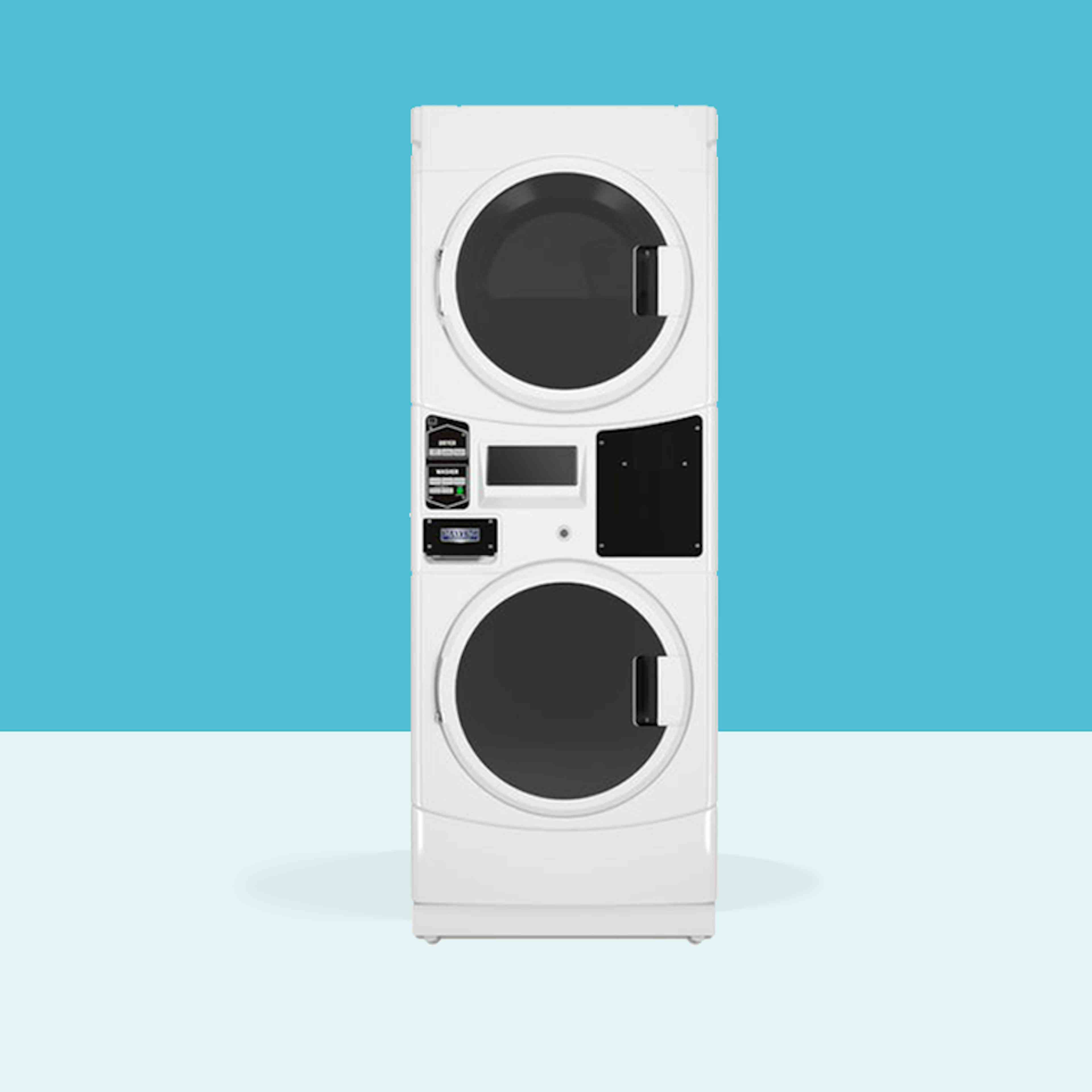 Maytag MLE21PD Commercial Coin Op Dryer-Dryer Stack