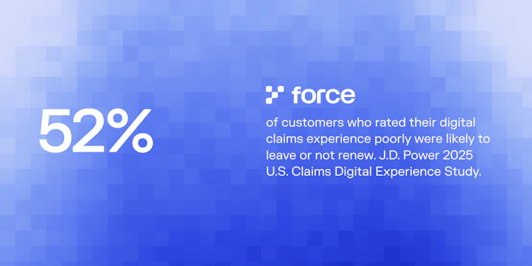 What a poor digital claims experience costs, per J.D. Power's 2025 U.S. Claims Digital Experience Study.