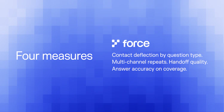 Four measures that tell the truth about conversational AI.