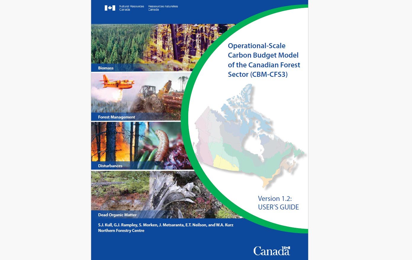 Blue front cover of a guide