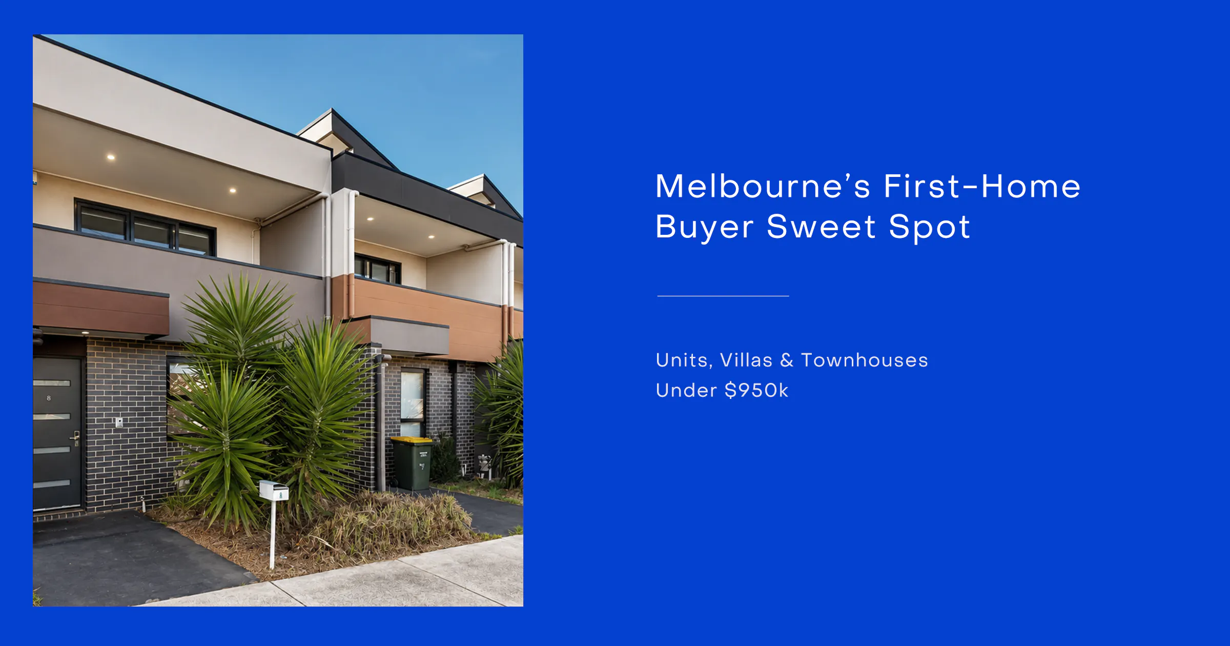 Melbourne townhouses for first-home buyers