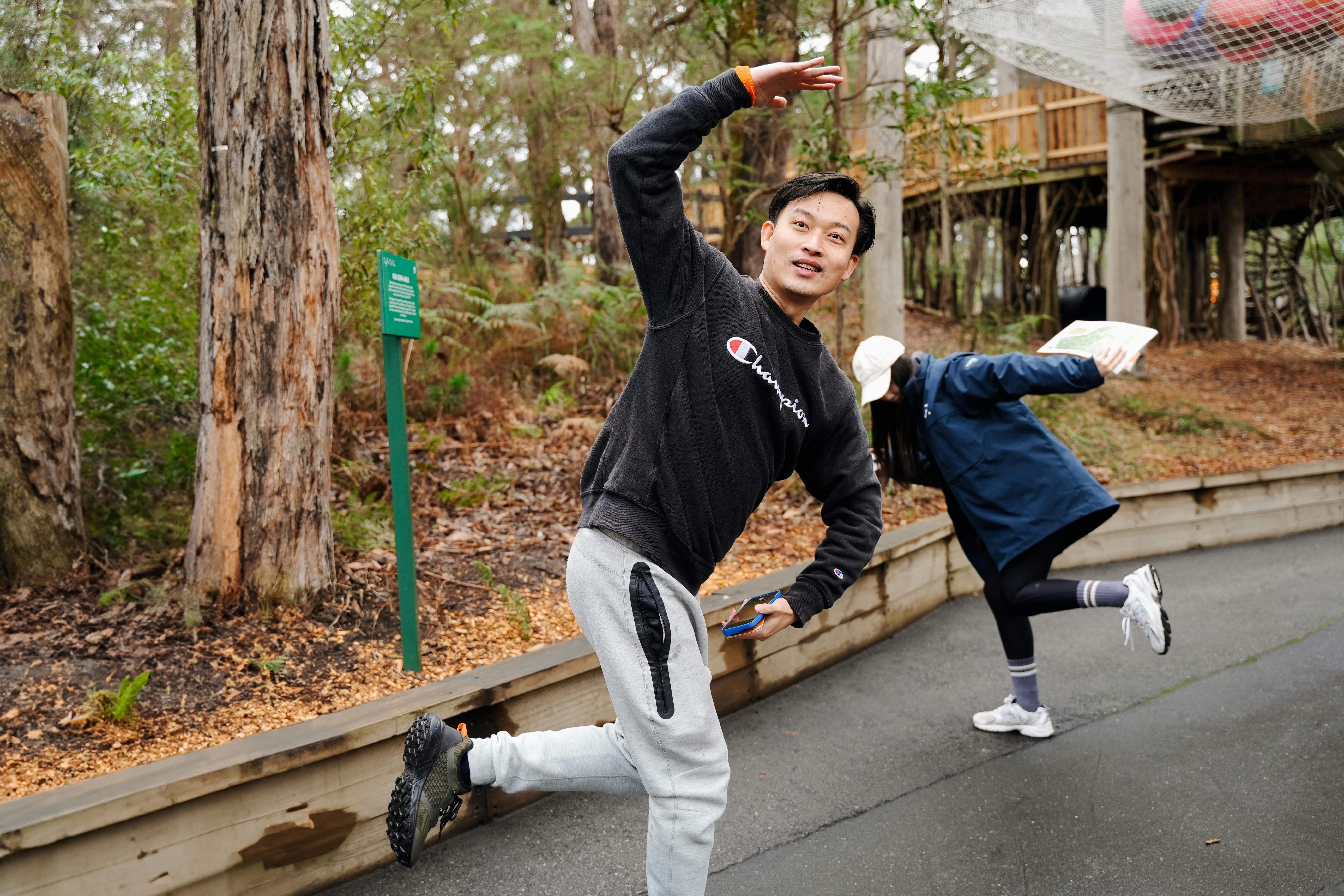 It’s the ultimate test of who can freeze like a statue — and who just can’t resist doing a little victory wiggle!