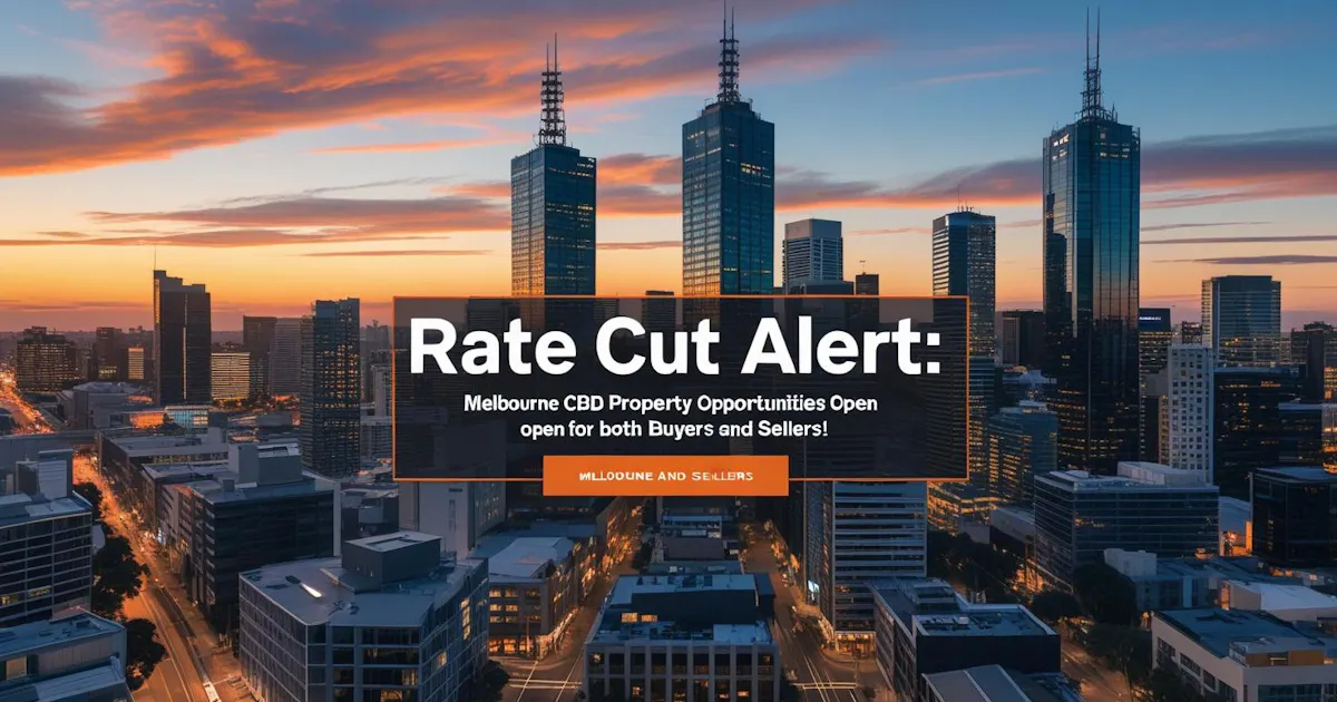 Rate Cut Alert: Melbourne CBD Property Opportunities Open for Both Buyers and Sellers!
