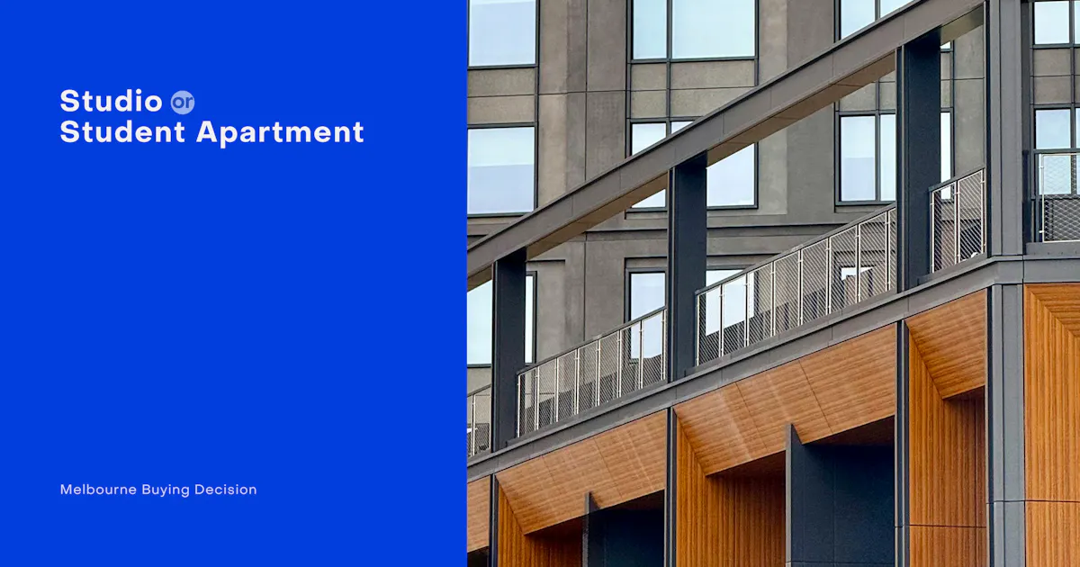 在墨尔本你该买单间(Studio)还是公寓(Apartment)?