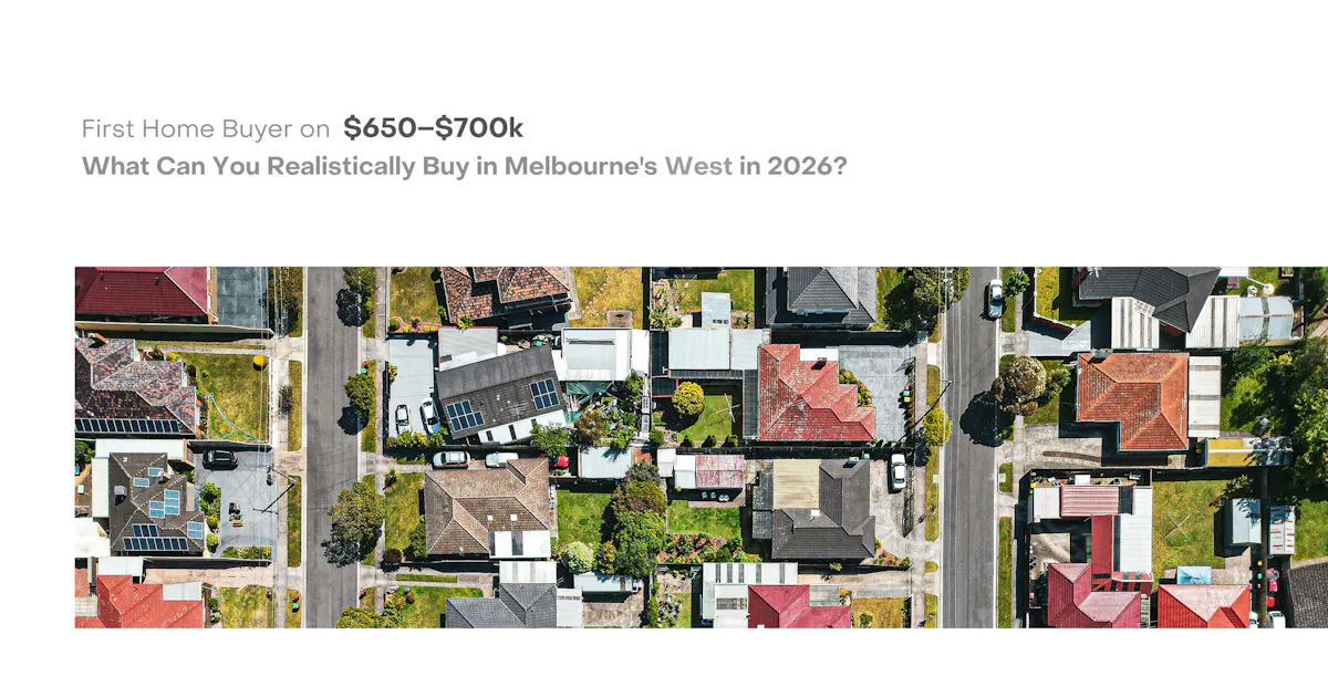 2026 年在墨尔本西区:首套房买家预算 $650k–$700k,能买到什么?