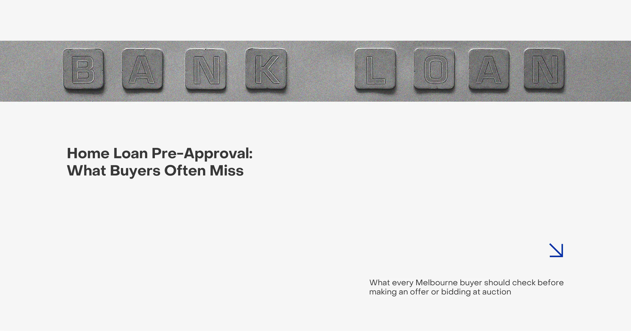 Home Loan Pre-Approval in Melbourne: What Buyers Often Miss Before Making an Offer