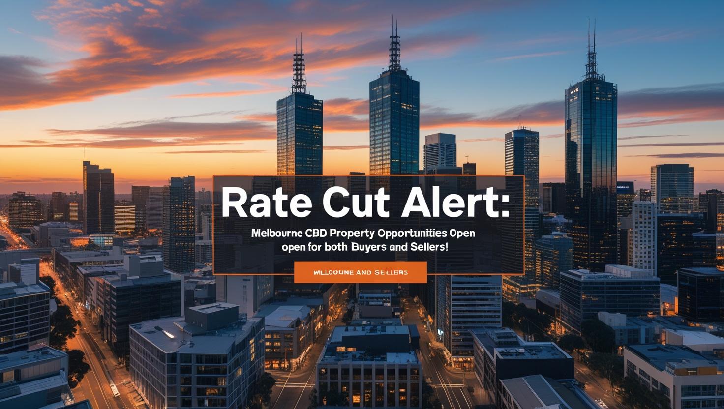 Rate Cut Alert: Melbourne CBD Property Opportunities Open for Both Buyers and Sellers!
