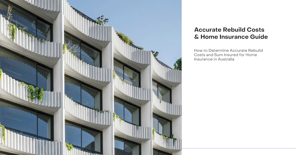How to Determine Accurate Rebuild Costs and Sum Insured for Home Insurance in Australia