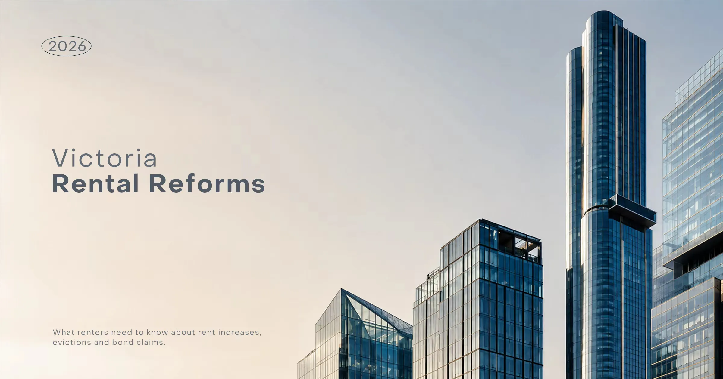 Victoria rental reforms 2026