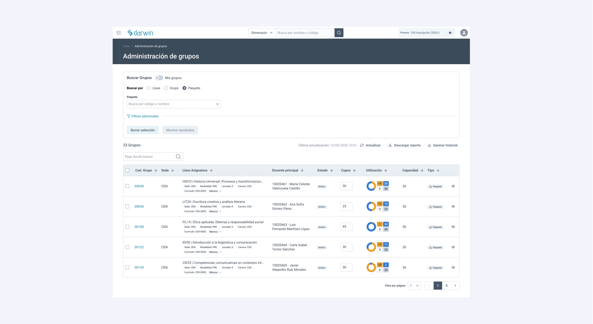 Gestión de cupos: control masivo y en tiempo real
