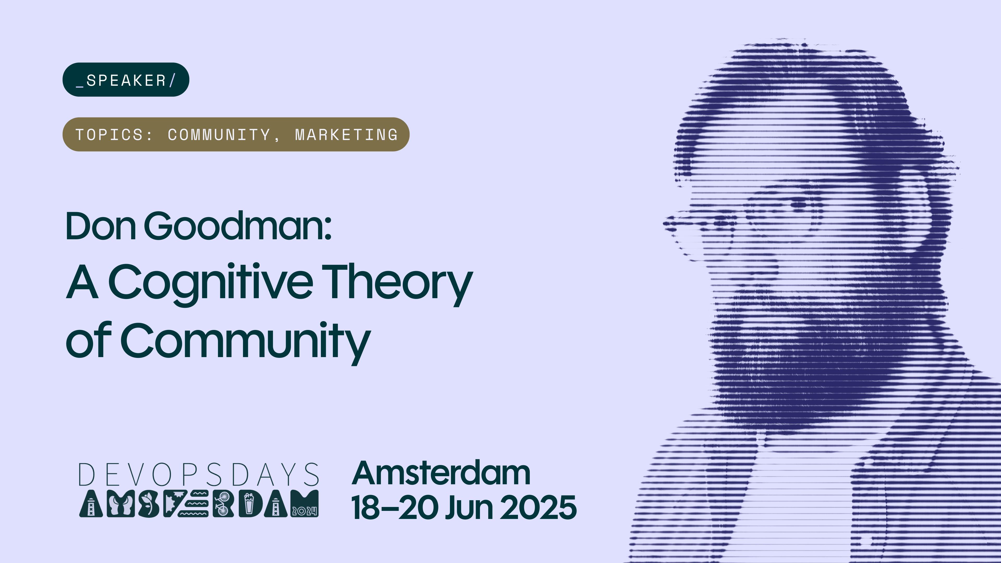 Don Goodman — A cognitive theory of community