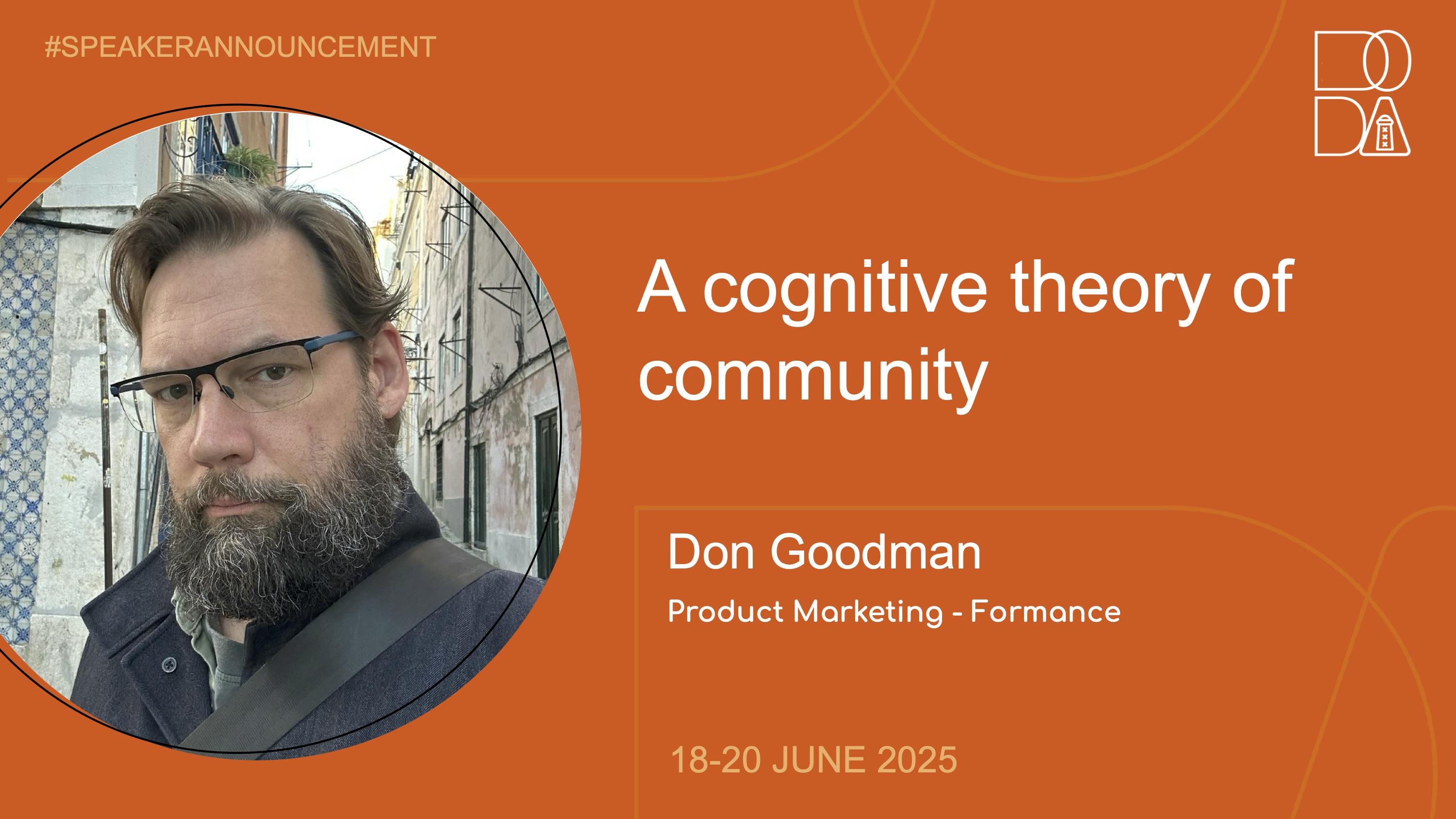 Don Goodman — A cognitive theory of community