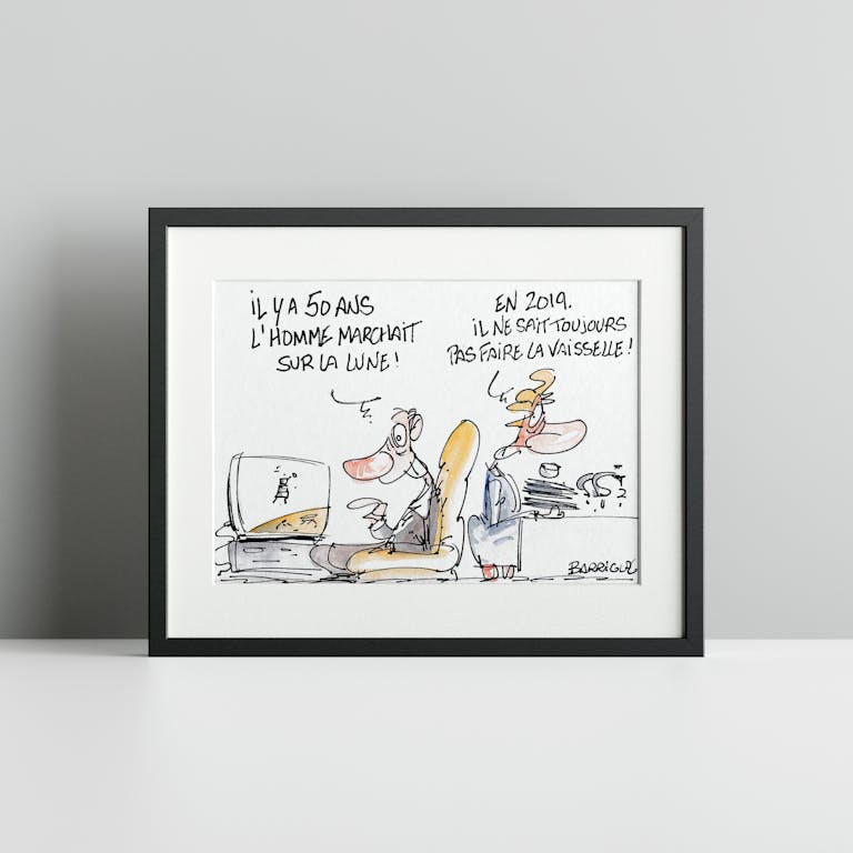 50 ans l'homme marchait sur la lune