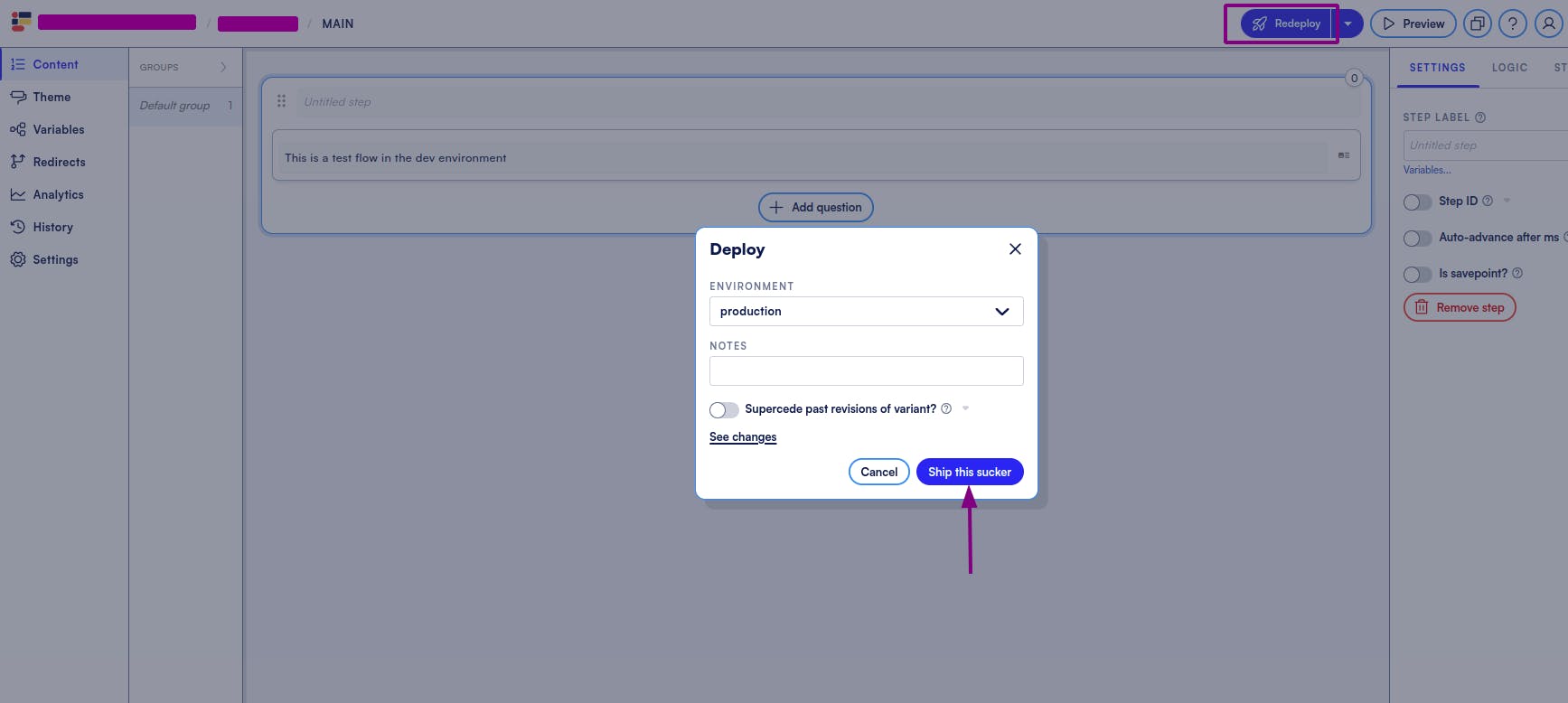 Publishing a form - Formsort form builder