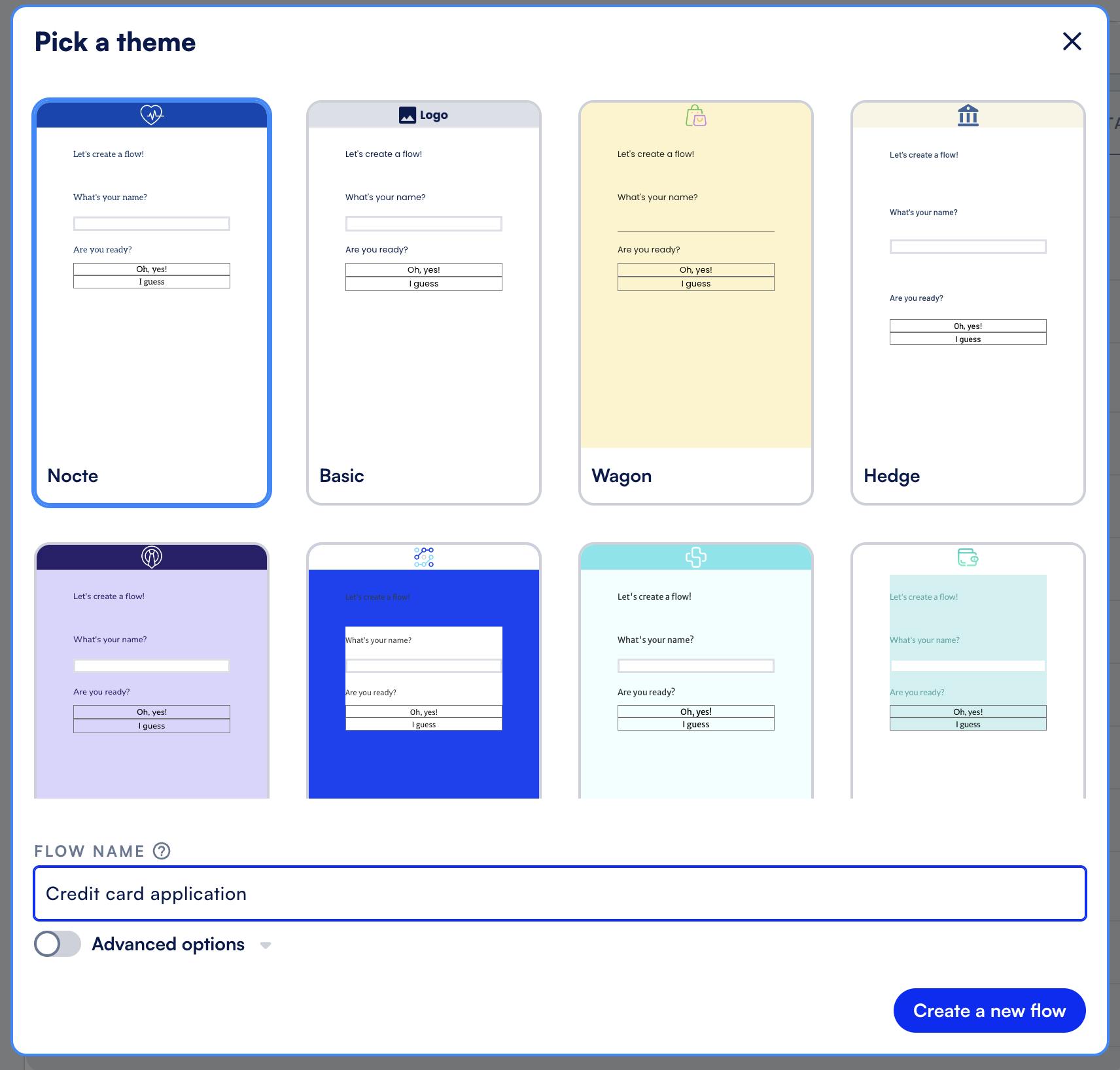 Formsort themes - enterprise form builder