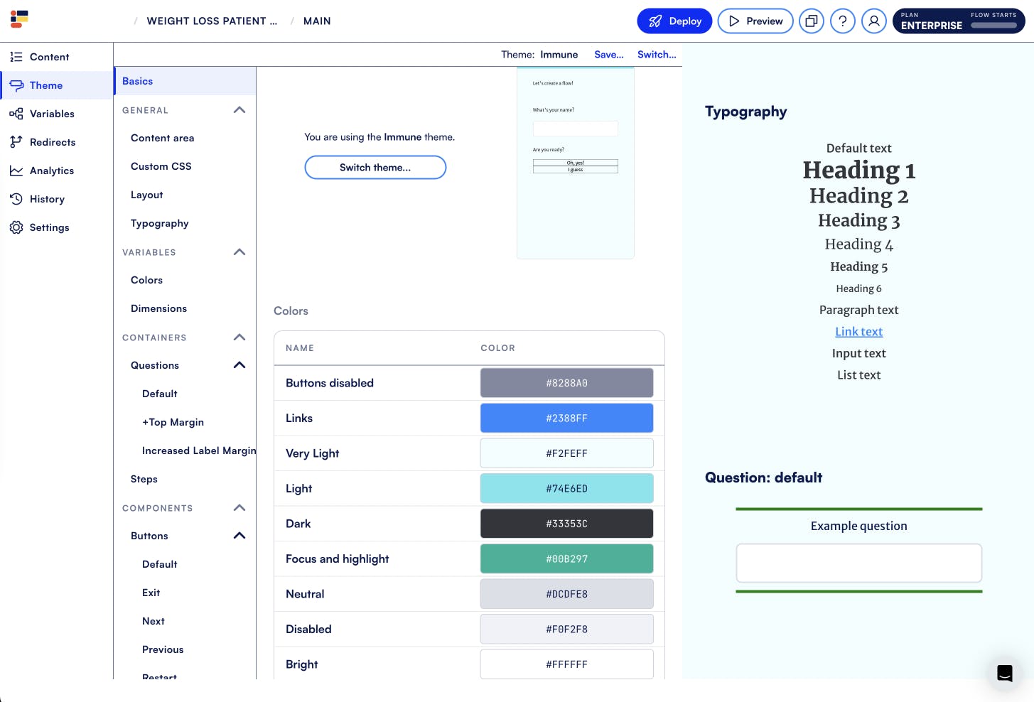 Formsort form builder themes