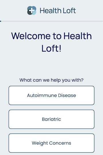 Health Loft - Formsort form