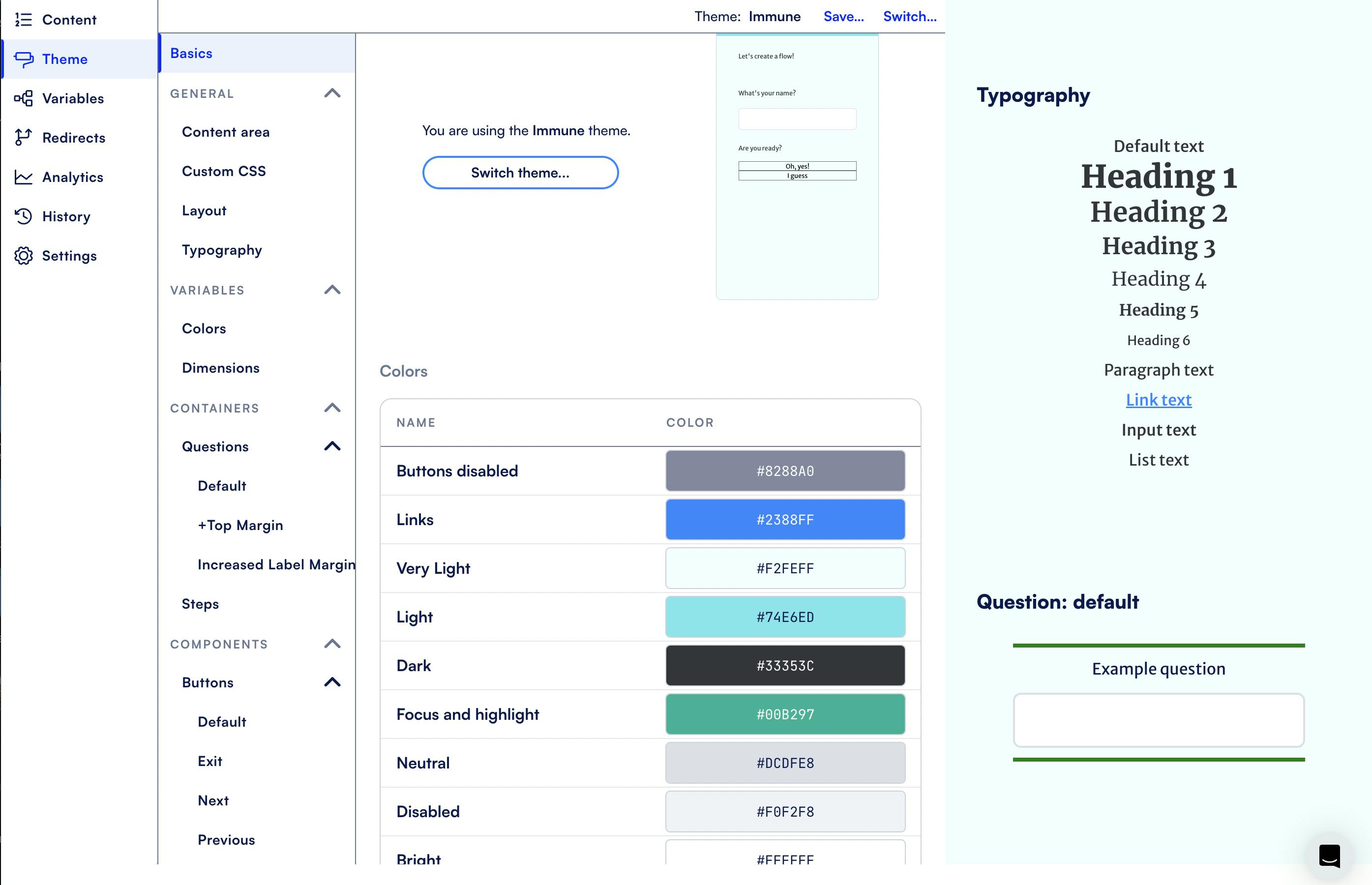 design a formsort theme