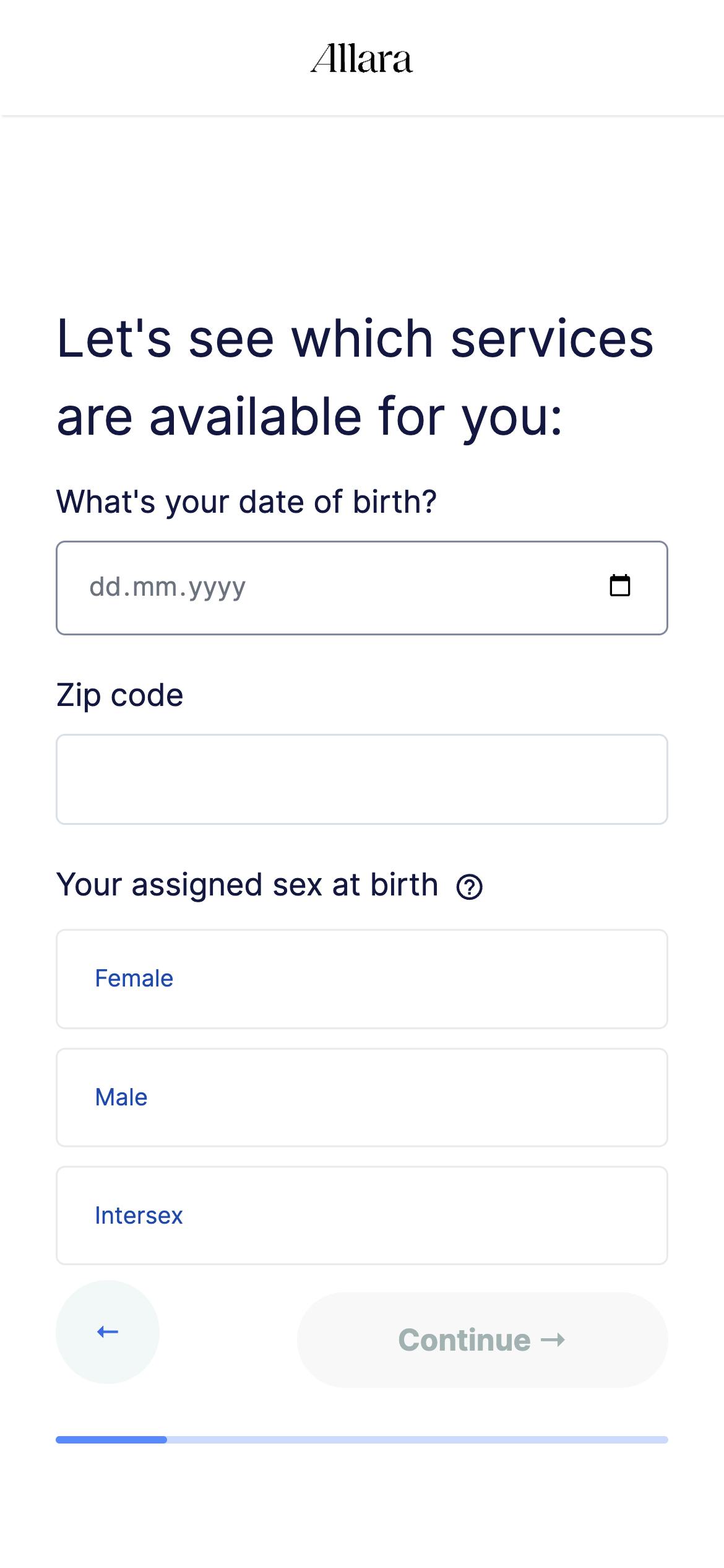 Allara's Formsort form