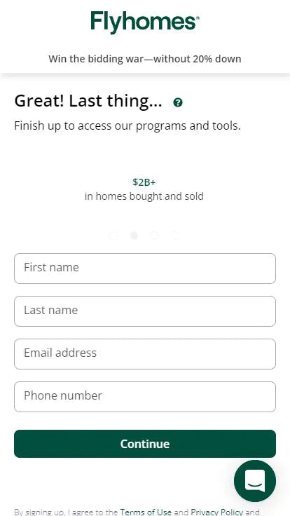 flyhomes form