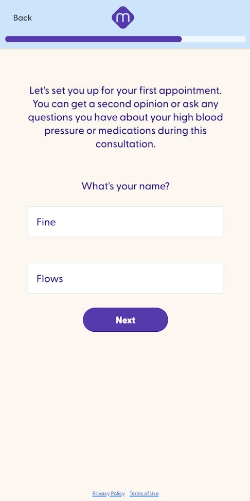 Marley Medical - patient intake form - responsive design