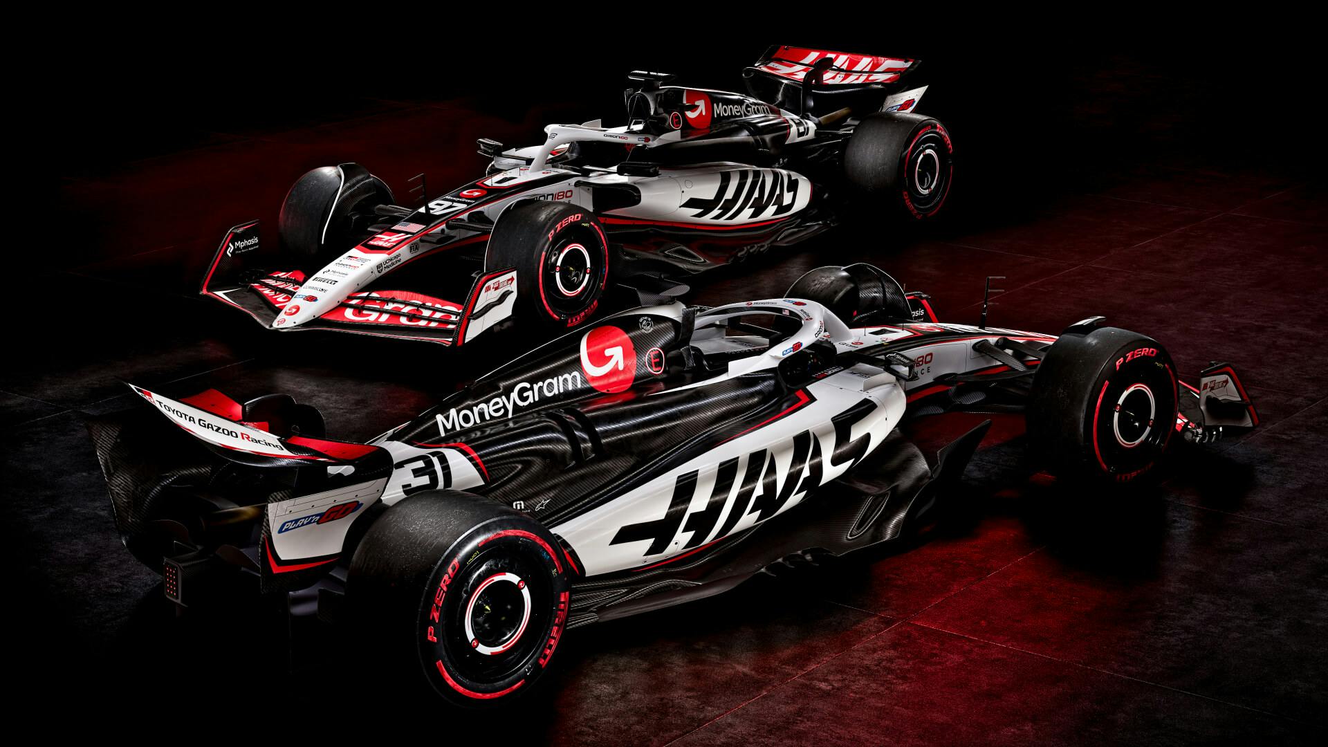 Haas F1 VF-25 side view 2025 new livery