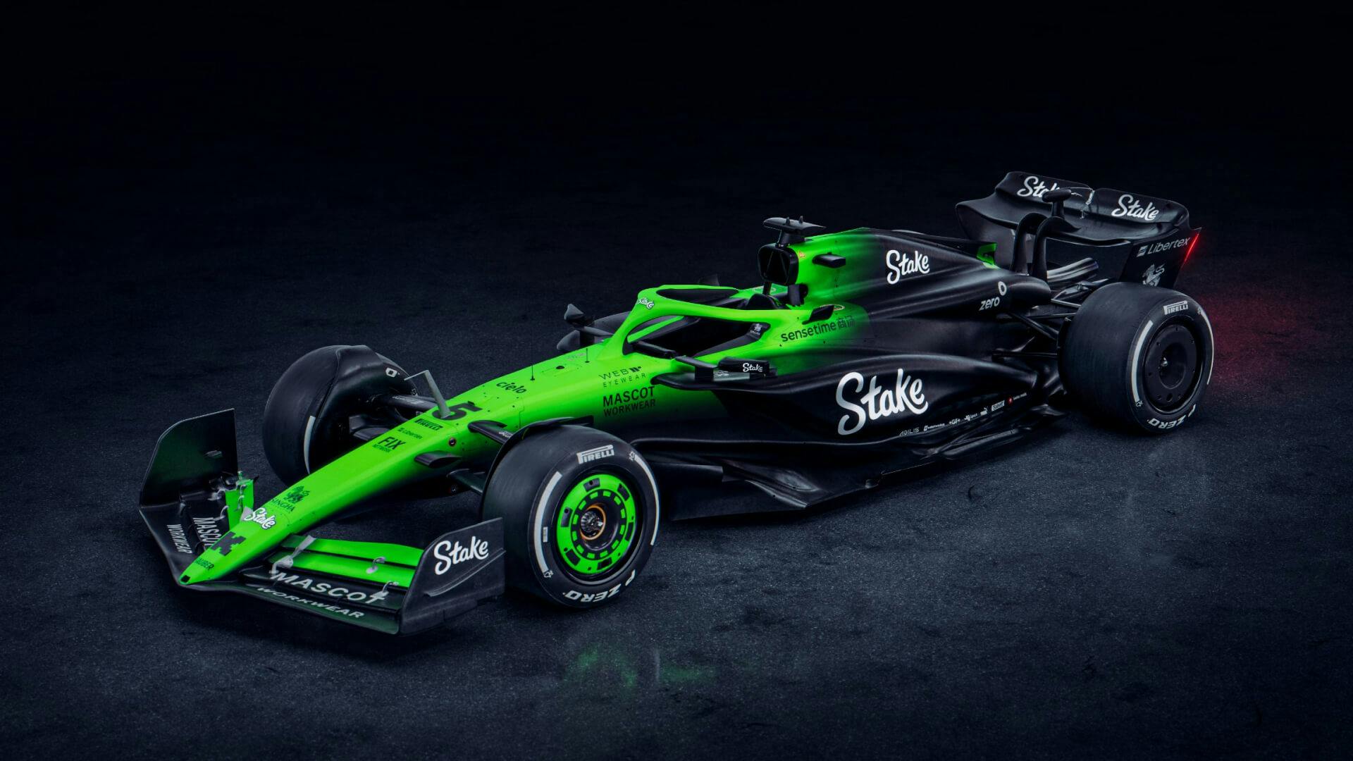Kick Sauber F1 C45 3:4 left front view 2025 new livery